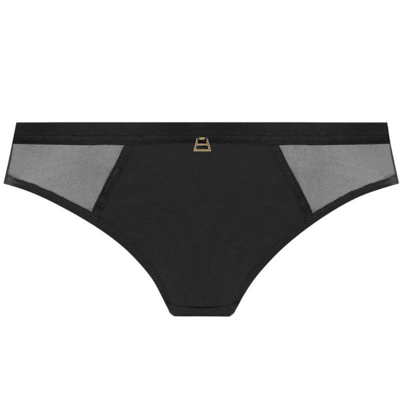 Women's panties with full rear coverage for comfort-Snapshot Brief Noir Black - Freya