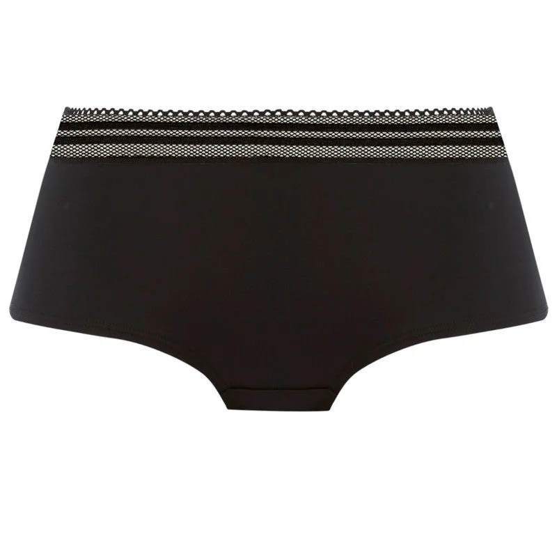 Women's panties for relaxation with a soft, cozy fit-Viva Short Noir Black - Freya