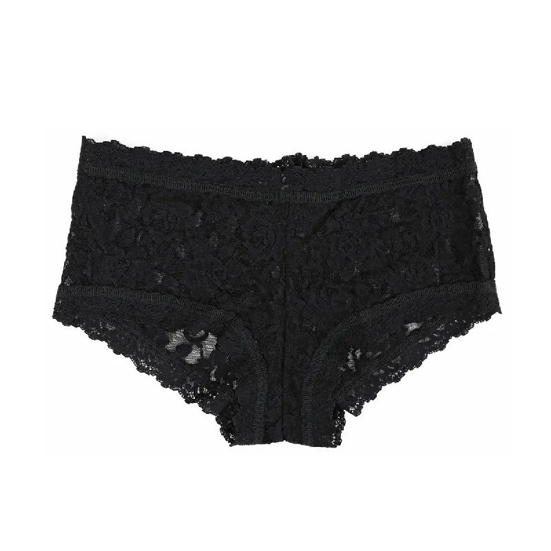 Women's panties with breathable cotton-Hanky Panky Signature Lace Boyshort