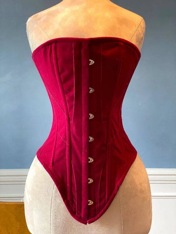 Bustiers and corsets with lace and satin fabric-Historical pattern Edwardian overbust corset from fake suede. Steelbone custom corset, renaissance, gothic, steampunk, bespoke, victorian Bustiers and corsets with lace and satin fabric-Historical pattern Edwardian overbust corset from fake suede. Steelbone custom corset, renaissance, gothic, steampunk, bespoke, victorian