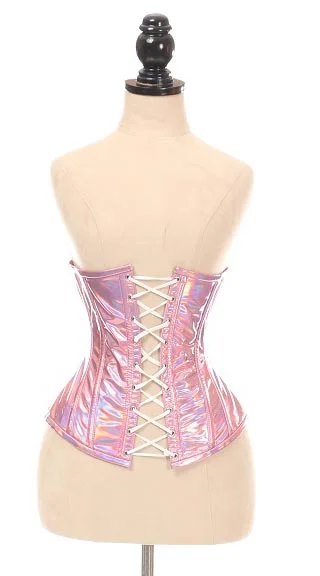 Bustiers and corsets for bust shaping and support-Holo Under Bust Corset with Lace Up Front