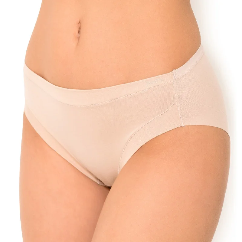 Seamless women's panties for no-show fit-Janira Cotton Band Bikini Brief