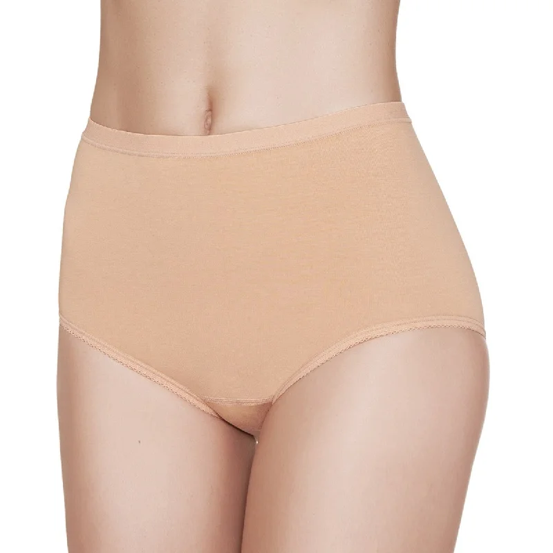 Women's panties for long-lasting comfort-Janira Maxi Queen Esencial Full Brief 2-Pack