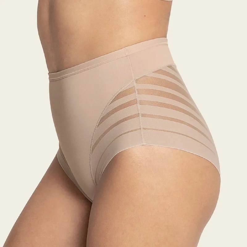 Seamless cotton panties for invisible wear-Leonisa High Waist Control Brief