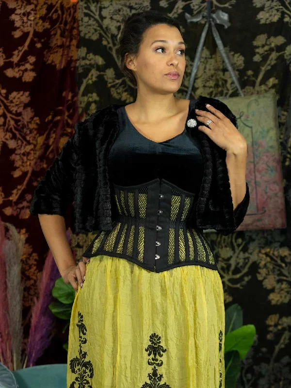 Bustiers and corsets for special evening wear-Mesh Extreme Curve Standard Underbust Corset : CS-479