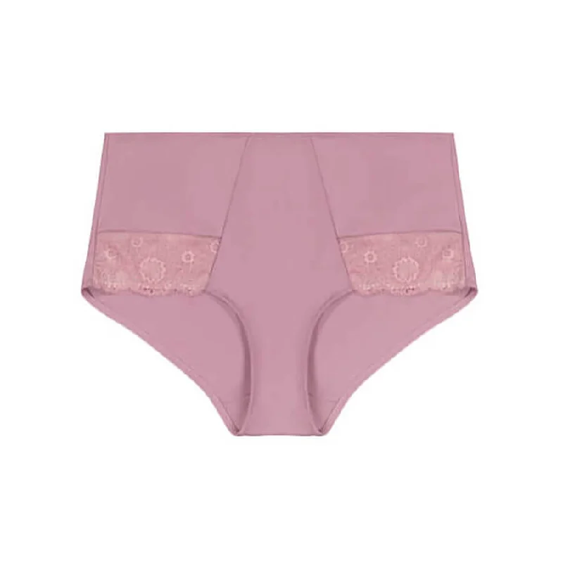Women's panties with sleek design for a modern look-Ribbons Full Brief - Foxglove Pink
