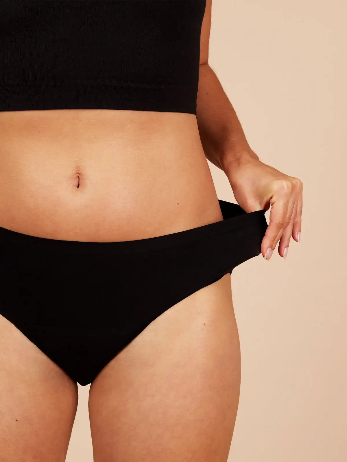 High-cut panties for shaping your legs-NuStretch Brief - One Size