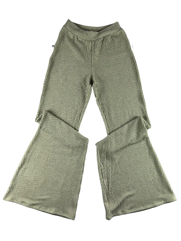 Women's sleep tops with adjustable fit-Only Hearts Rib Knit Bell Pants