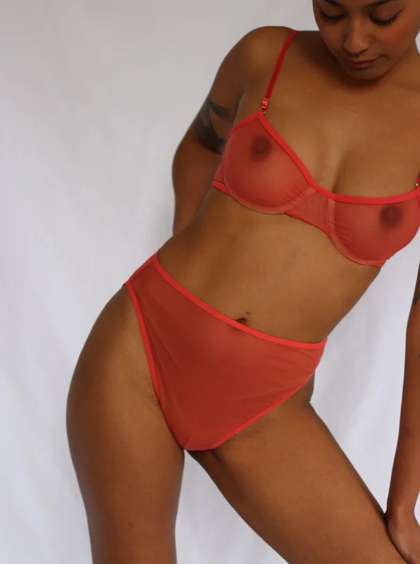 Sports panties for sweat wicking comfort-Only Hearts: Whisper High Cut Brief - XL