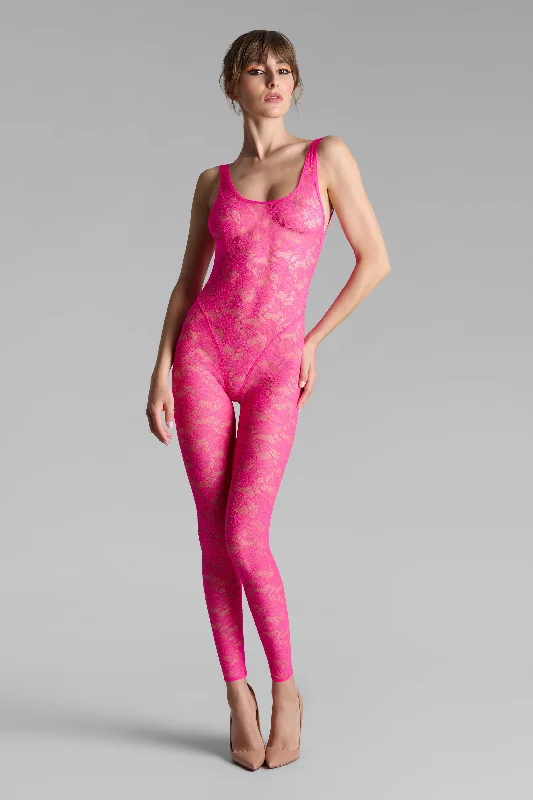Bustiers and corsets for body contouring under clothes-Backless jumpsuit - Flashback Néon