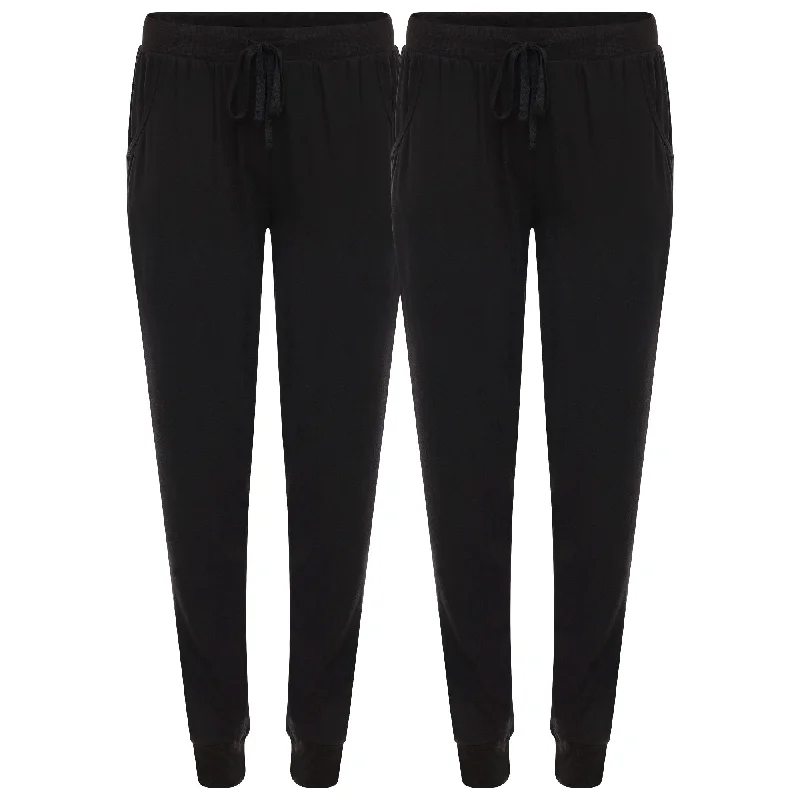Women's sleep tops for all-night comfort-2 Pack Jogger Pants