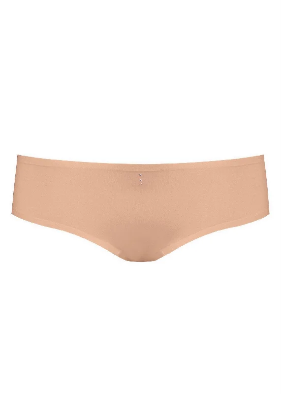 Women's panties for full coverage with stretch fit-FMO Smooth Seamless Brazilian (Nude)