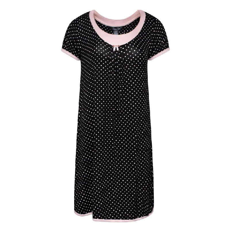 Black with Polka Dots