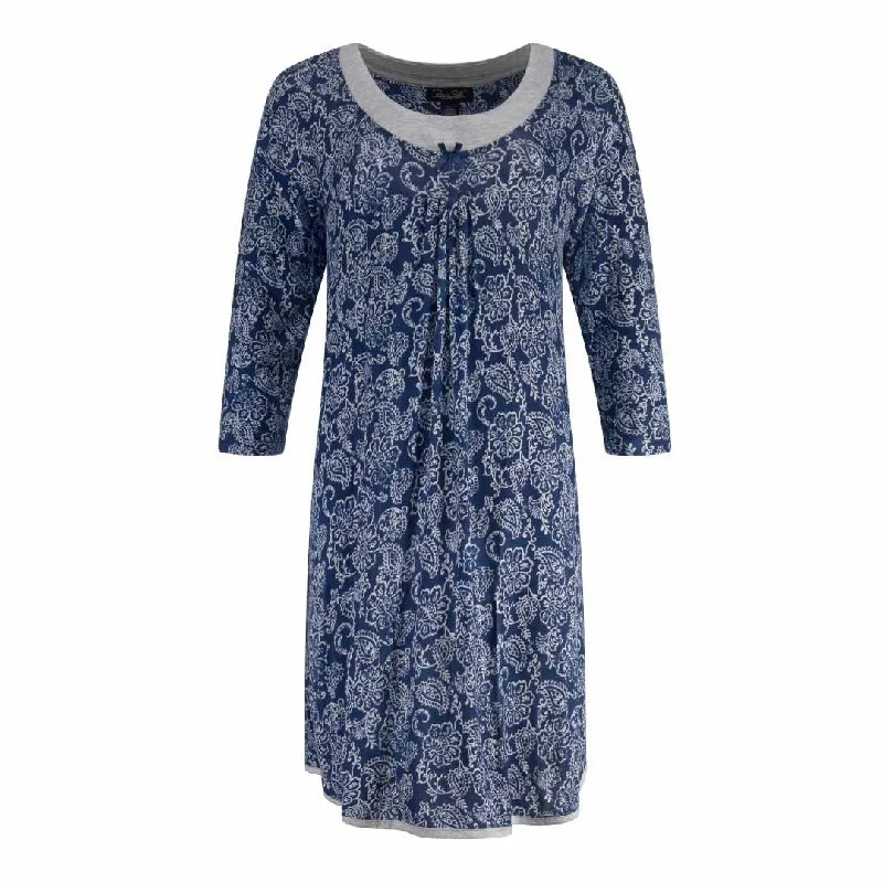 Navy Blue Paisley