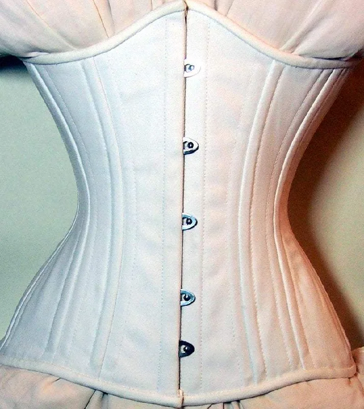 Bustiers and corsets for boosting body confidence-Real double row steelboned underbust cotton corset. Waisttraining fitness edition. Comfortable made to measures corset for waisttraining Bustiers and corsets for boosting body confidence-Real double row steelboned underbust cotton corset. Waisttraining fitness edition. Comfortable made to measures corset for waisttraining