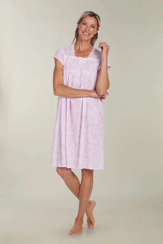 Pink Monotone Paisley