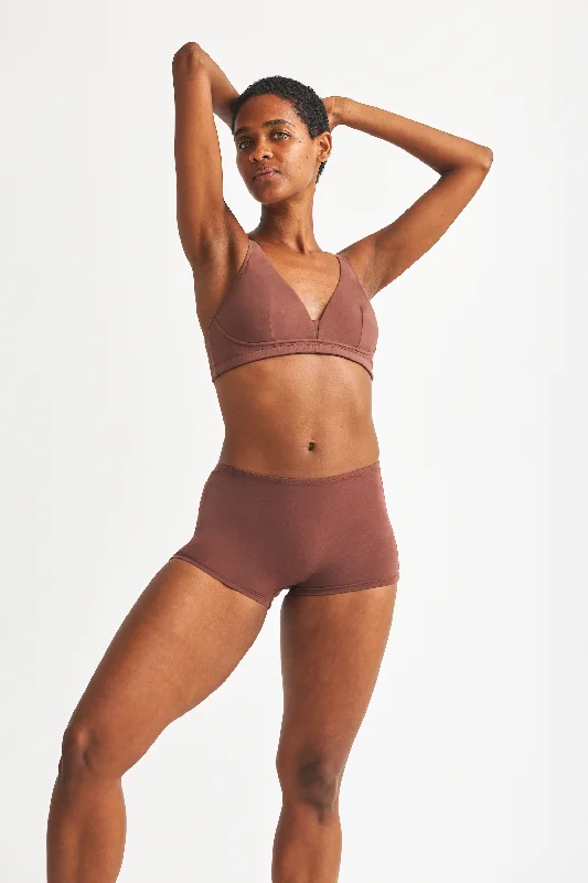 Women's seamless panties for discreet wear-Skin: Gayle Organic Cotton Boyshort - XS, Last One! Women's seamless panties for discreet wear-Skin: Gayle Organic Cotton Boyshort - XS, Last One!