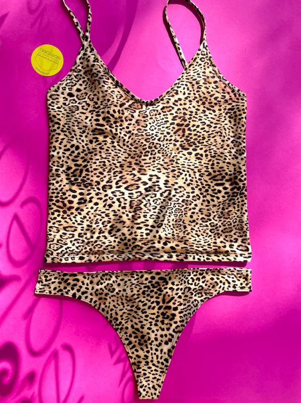 Women's sleep tops with soft texture for deep sleep-Skin: Goldie Cami - L, XL