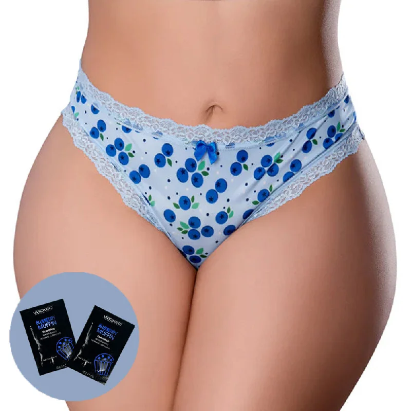 Bustiers and corsets for perfecting hourglass figure-Sweet Treats Crotchless Thong & Flavoured Lubricant - Curvy Bustiers and corsets for perfecting hourglass figure-Sweet Treats Crotchless Thong & Flavoured Lubricant - Curvy