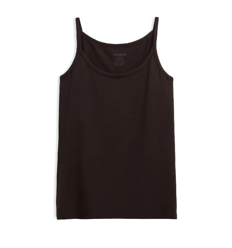 Elegant women's sleep tops for nightwear-Tank - TENCEL Modal Java