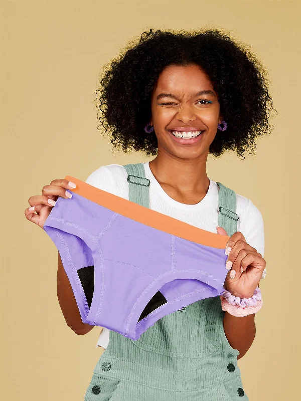 Women's panties with cooling mesh for breathability-Teen Boyshort