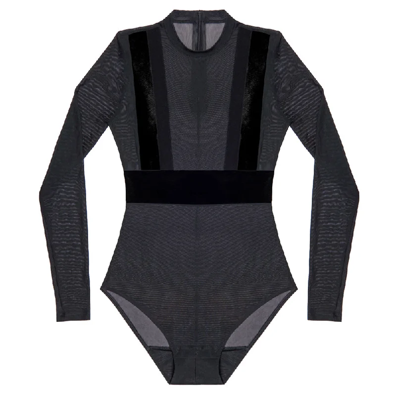 Cozy women's sleep tops with silk finish-Undress Code It Suits You Bodysuit
