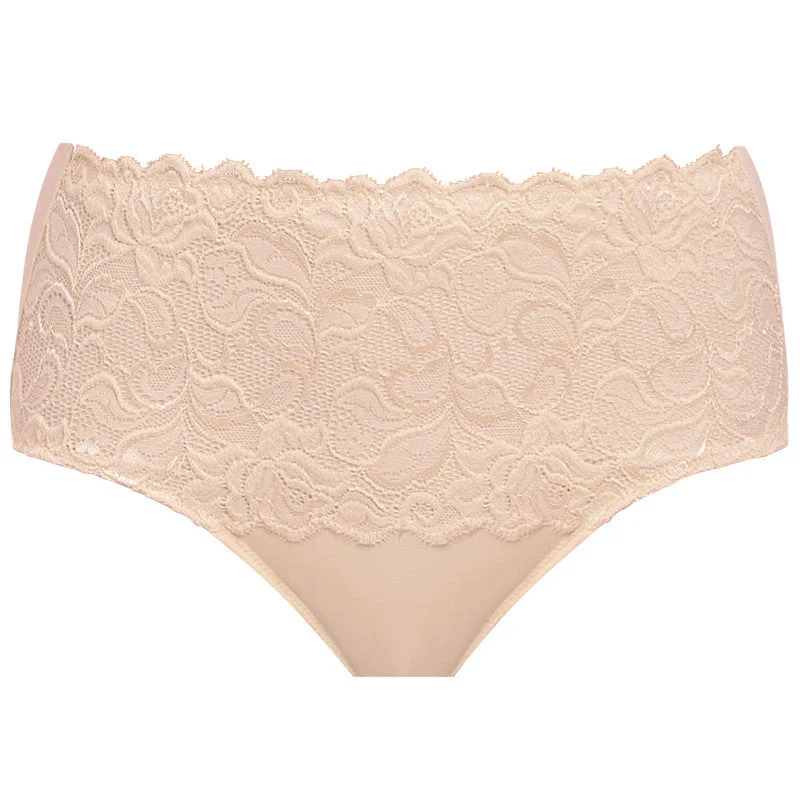 Women's panties for summer and hot weather wear-Eglantine Control Brief Creme Brulee Nude - Wacoal