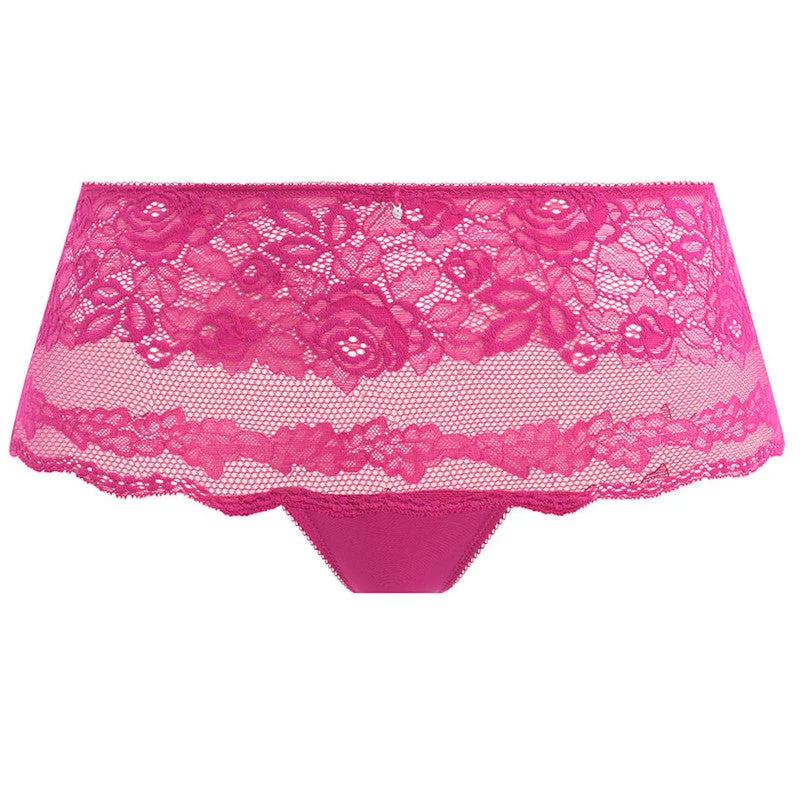 Women's panties with cooling mesh for breathability-Ravissant Short Pink - Wacoal