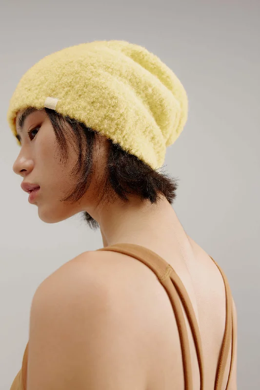 Women's sleep tops for a restful sleep-Wool Beanie