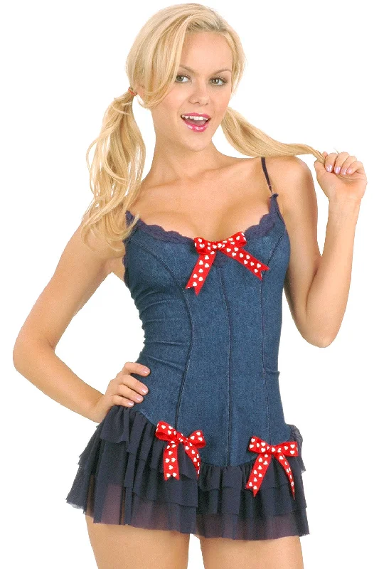 odor-resistant camisoles tech-Créme Chantilly Chemise with Blender Ruffles