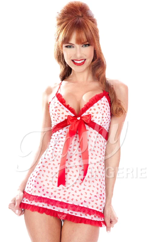 mastectomy tanks prosthetic pockets-Pin Up Chemise