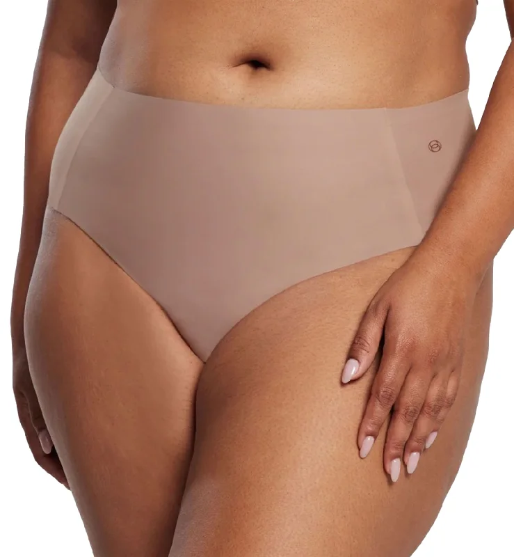 Women's panties for lightweight wear-Evelyn & Bobbie High-Waisted Retro Bikini Panty (1704) - Willow