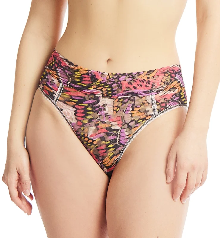 Women's lace panties for comfort and style-Hanky Panky Daily Lace Printed Cheeky Brief (PR772441P) - Warm Breeze Women's lace panties for comfort and style-Hanky Panky Daily Lace Printed Cheeky Brief (PR772441P) - Warm Breeze