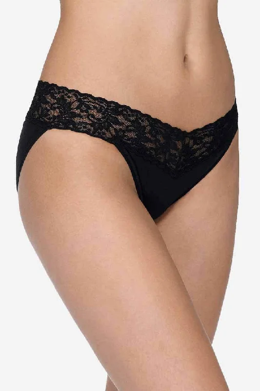 Women's panties for larger bodies with extra coverage-Organic Cotton V-Kini
