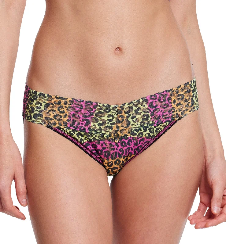 Lace-front panties for sexy appeal-Hanky Panky Signature Lace Printed Vikini (PR482374) - It's Electric