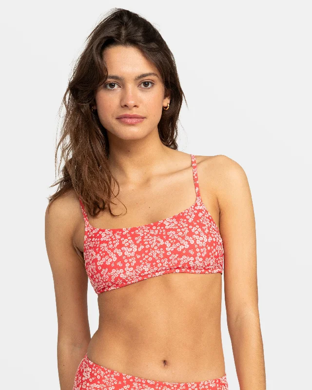 Women's panties for a snug fit with soft fabric-Margarita Bralette Bikini Top - Hibiscus Margarita