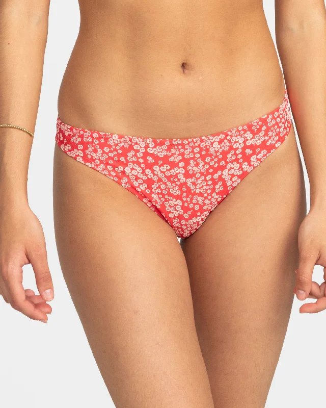 Women's panties for full coverage-Margarita Moderate Bikini Bottoms - Hibiscus Margarita