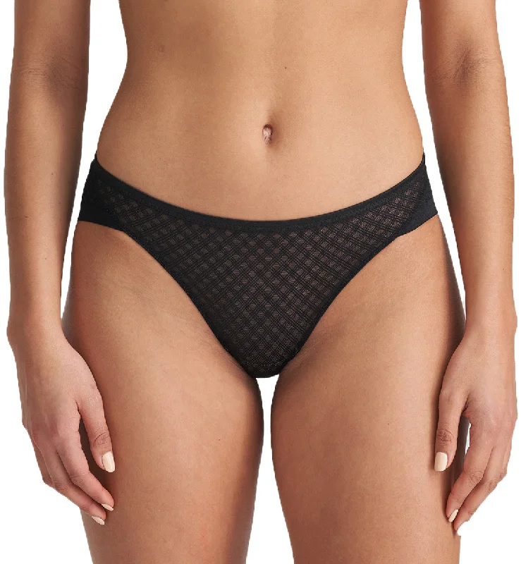 Women's panties with extra support-Marie Jo Channing Matching Rio Brief (0522240) - Black Women's panties with extra support-Marie Jo Channing Matching Rio Brief (0522240) - Black