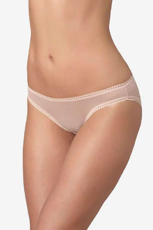 Women's panties with stretch for flexibility and comfort-Mesh Low-Rise Hip-Bikini