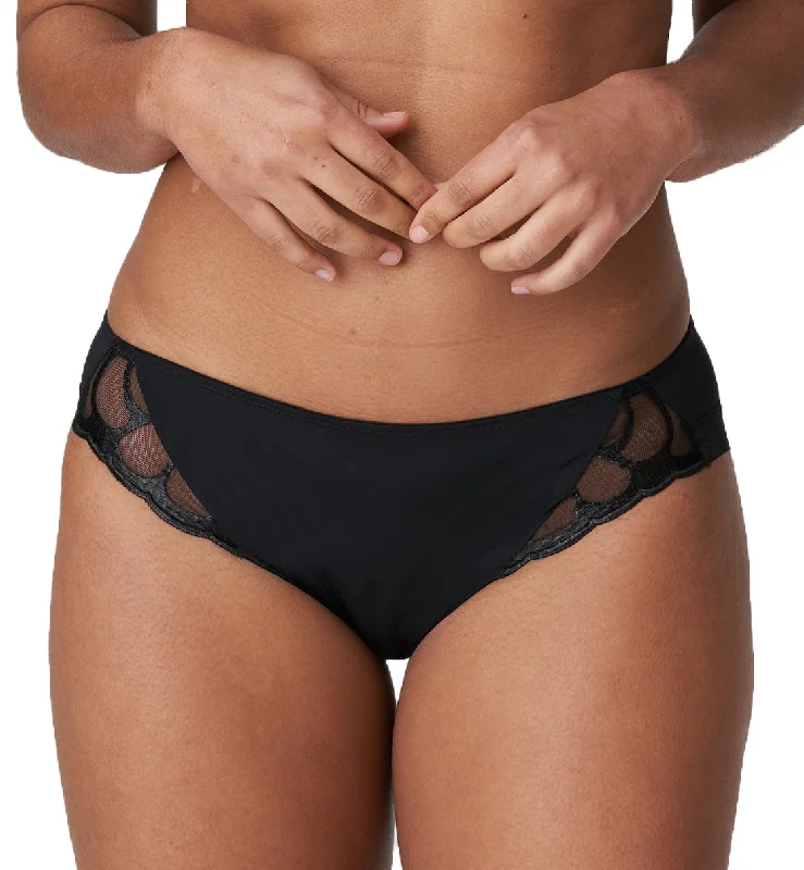 Women's panties for smooth finish under dresses-PrimaDonna Twist Aprodisia Matching Rio Brief (0542160) - Black