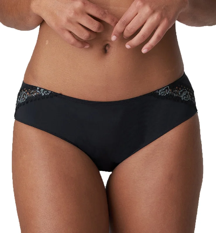 Women's panties with microfiber finish for soft touch-PrimaDonna Twist Rose Sauvage Matching Rio Brief (0542080) - Black