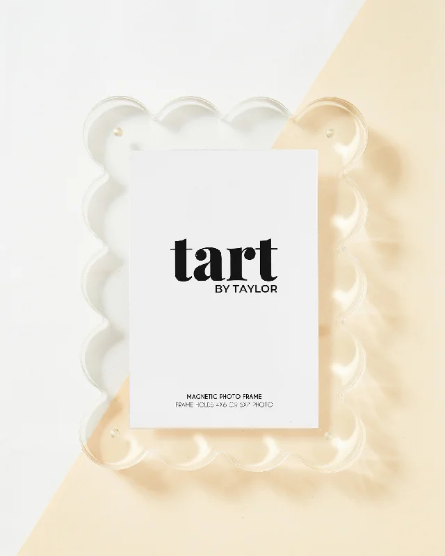 Women's panties with wide waistband-Tart By Taylor - Clear Acrylic Picture Frame