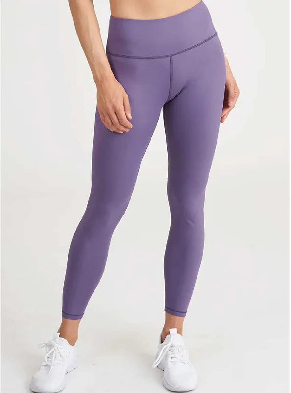 Women's cotton panties for comfort-Thrive Société Women's Seamless 7/8 Leggings - Loganberry Purple