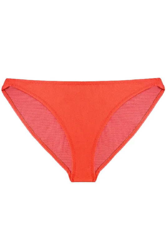 Women's panties for modest undergarments-Tonic Tangerine bikini bottom