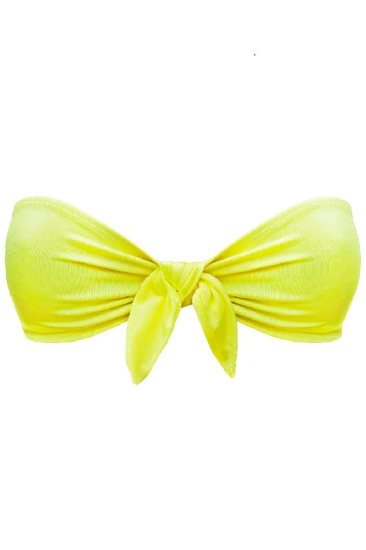 Women's panties for lightweight wear-Tonic Yellow bandeau
