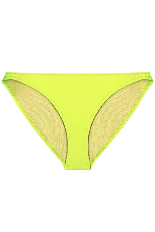 Women's panties with flexible fit-Tonic Yellow bikini bottom