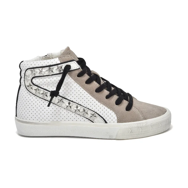 Women's silky panties for date night-Vintage Havana Women's Gadol High Top Sneakers - White Taupe Multi Women's silky panties for date night-Vintage Havana Women's Gadol High Top Sneakers - White Taupe Multi