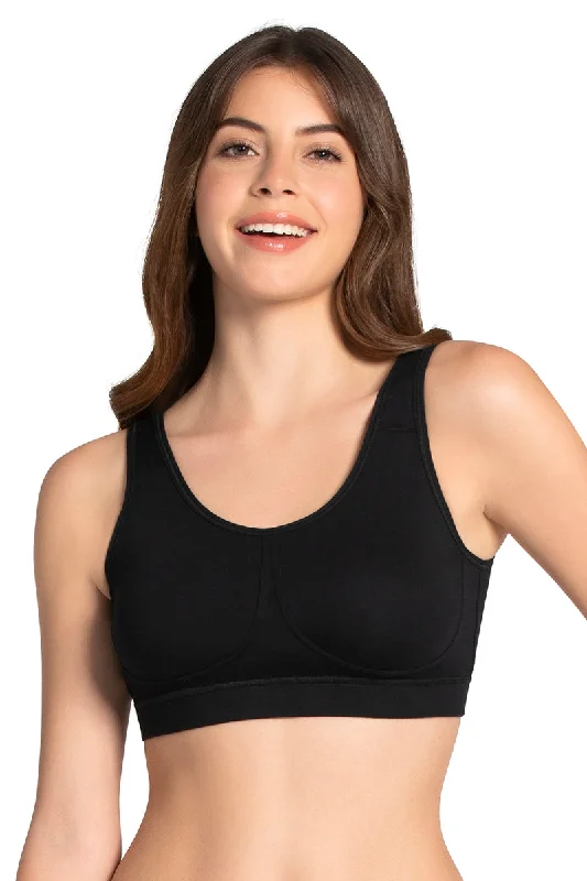 Women's bras for low-impact exercises-All Day at Home Bra - Black