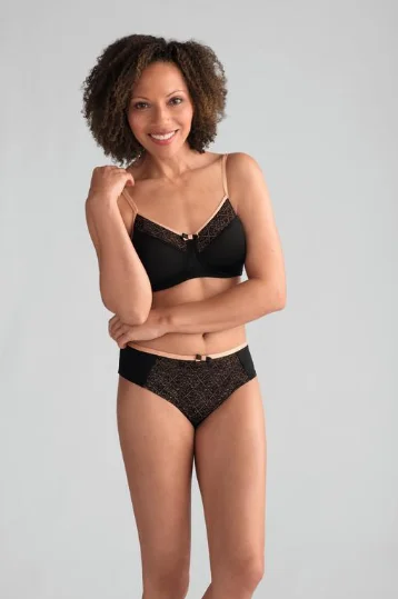 Best bras for no-show under tight clothing-Amoena Lia Wire-Free Padded Bra