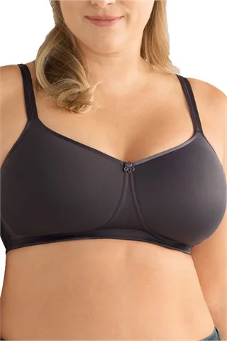 Push-up bras for a fuller bust-Amoena Mara Padded Wire-Free Bra - Dark Grey